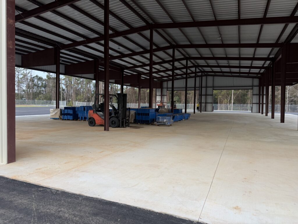 Tallahassee Florida Cantilever Installation Project by Worldwide Rack Solutions