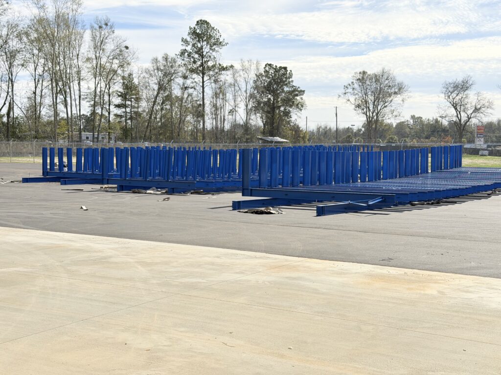 Tallahassee Florida Cantilever Installation Project by Worldwide Rack Solutions