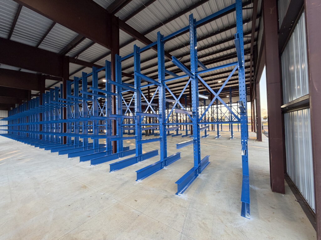 Tallahassee Florida Cantilever Installation Project by Worldwide Rack Solutions